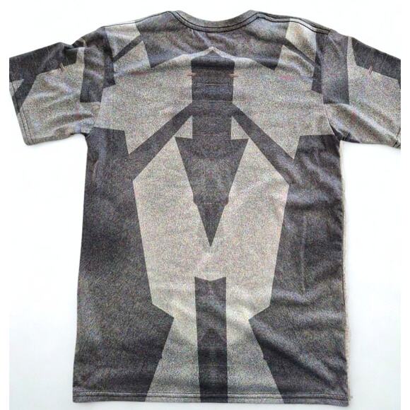 Vapor Wave Mens Shirt Sz Small Street Wear Festival Rave Altered Art Alexander - Picture 2 of 7